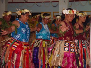 Tuvalu dance. Pacific