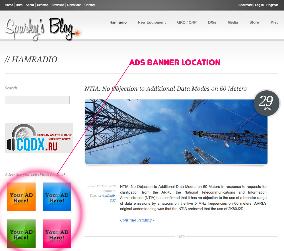 Web Banner Ads Policy Sparky S Blog