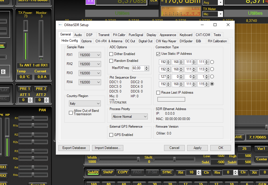 OL-SDR HF 1.8-50Mhz 4 CHANNELS SDR TRANSCEIVER – HAMRADIO